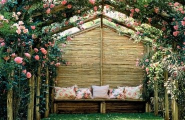 pergola-garden-ideas-climbing-rose-romantic-bench