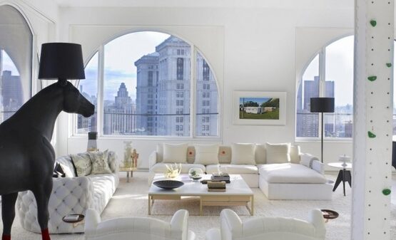 semi-circular-window-four-floors-penthouse-apartment-interior-design-in-new-york