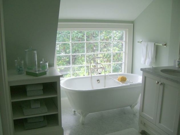 slope ceiling bathroom ideas bathtub attic interior design