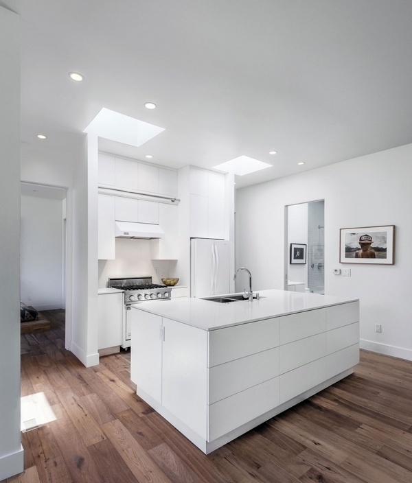 small kitchen renovation ideas modern wooden tiles white