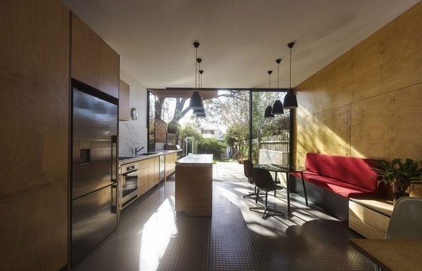 kitchen renovation ideas yellow wall modules space organizing