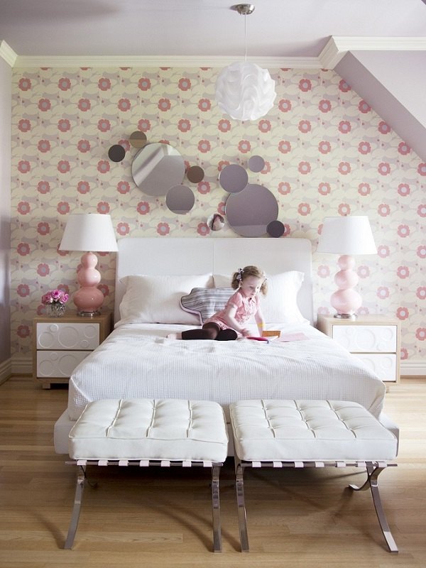teenage room ideas girls bedroom design white pink colors