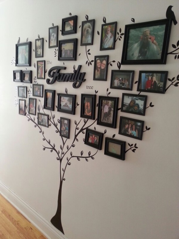 wall decorating ideas original family tree idea family photos