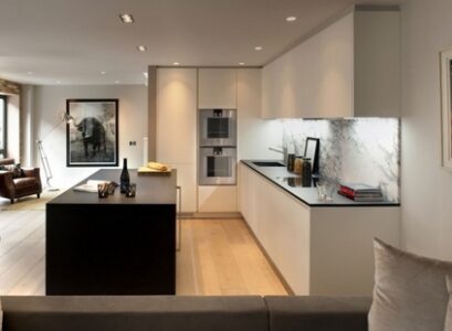 white-corner-kitchen-design-kitchen-cabinets-open-plan-living-area-Mews-House