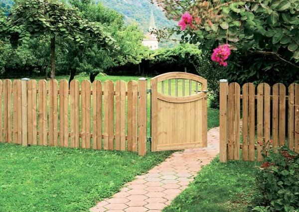 Planning and building instructions for a wooden garden gate