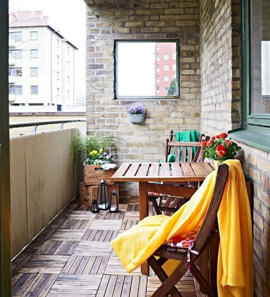 Balcony-Wooden-Natural-Stone-Wall-mirror-decoration