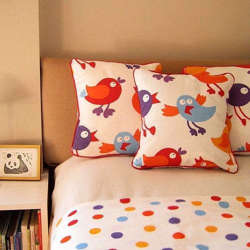 Bedding set decoration Birds motifs