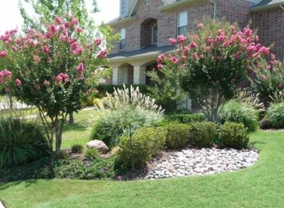 Flower-Pond-front-yard-design