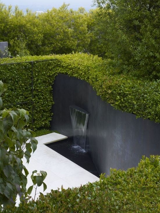 Garden ideas evergreen waterfalls