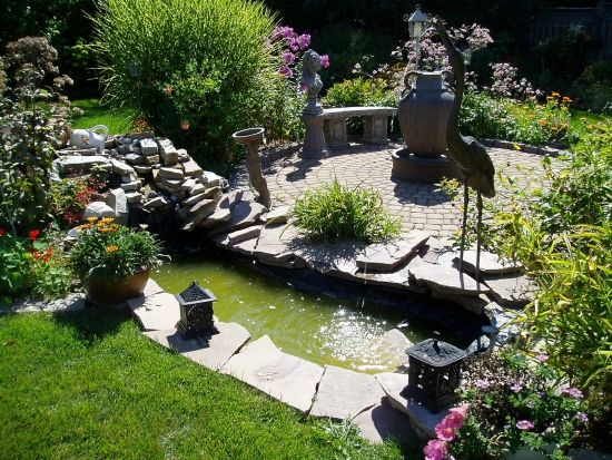 Garden Landscaping Water Basin Fountain