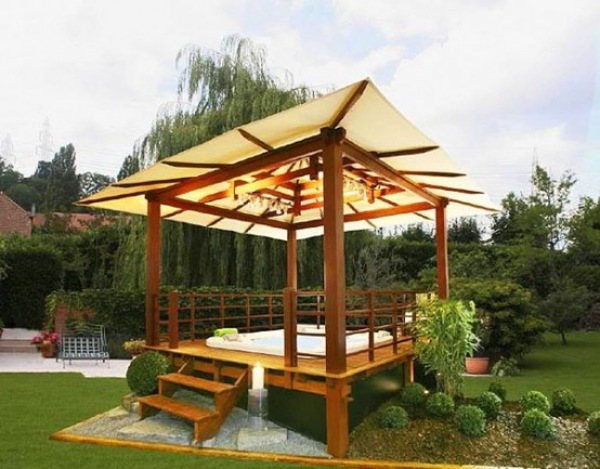 Garden wooden pergola design ideas