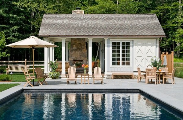 Gazebo practical design modern garden pool