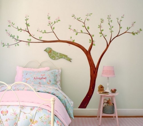 Loving Nursery Tree Pattern Wall Decal