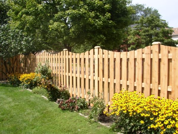 Screening fence wooden garden divider