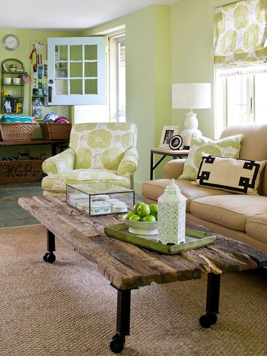 Shabby Chic coffee table solid wood