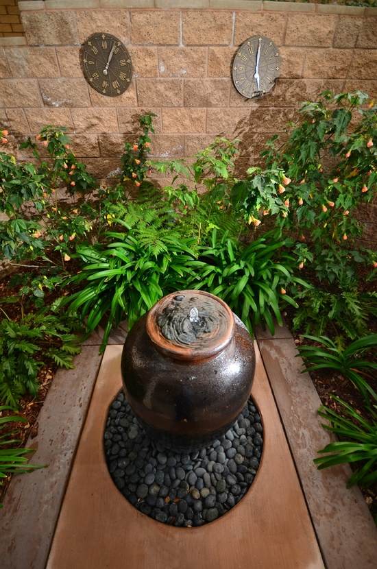Small garden design Urn Fountain