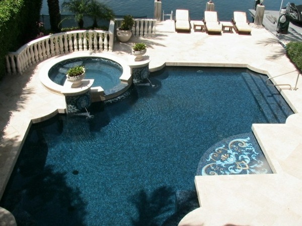 swimming pool polyester patio classic style