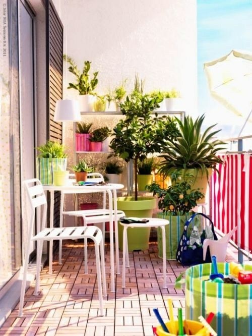 small balcony design ideas plant screening