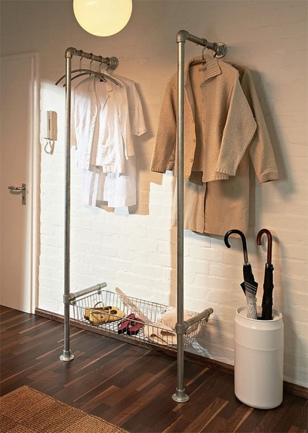 corridor wardrobe DIY cloting racks umbrella stand