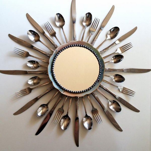 creative cutlery wall decoration