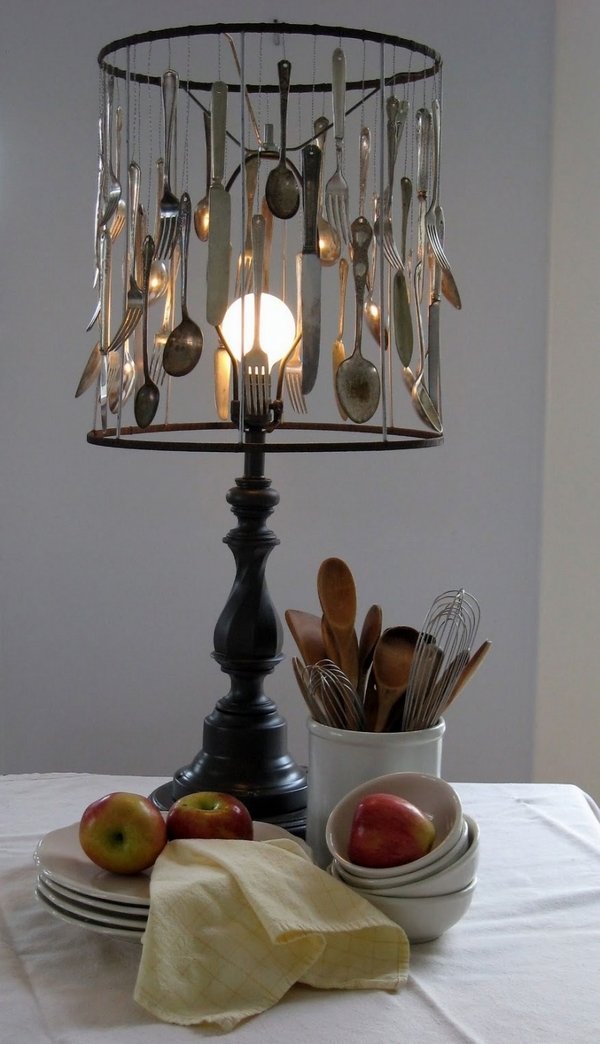 creative-upcycling-ideas-diy-silverware-lamp-shade