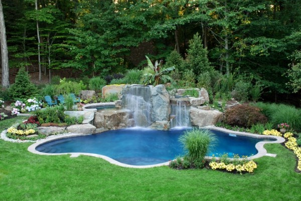 exotic outdoor swimming pool 