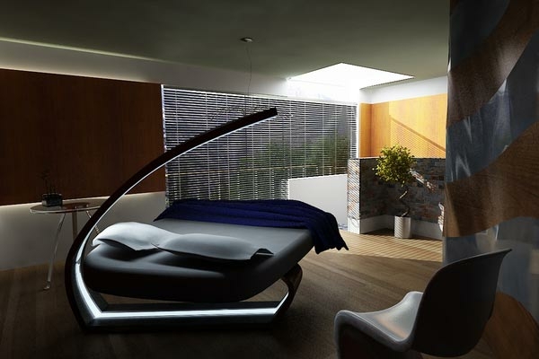 futuristic bed 