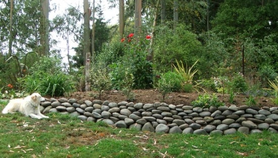 garden stone wall ideas