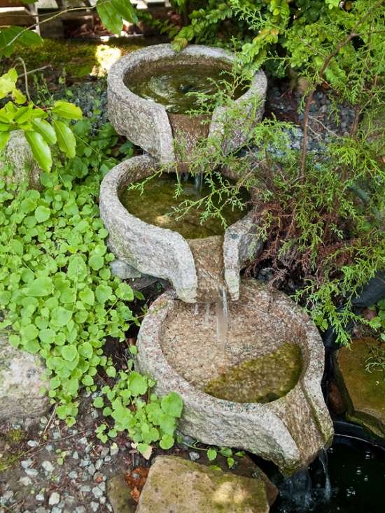 natural stone fountain