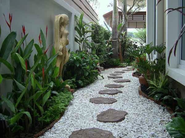 gravel stepping stones creative ideas for garden path design