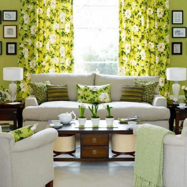how to select the right living room curtains flowers