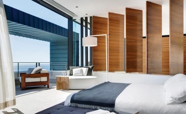 ideas-for-bedroom-design-modern-navy-blue-wooden-panels