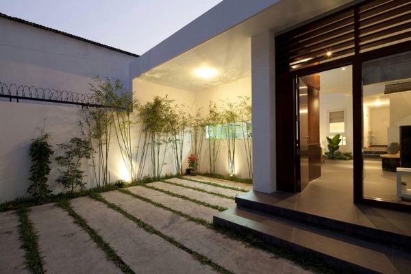 landscape design modern house