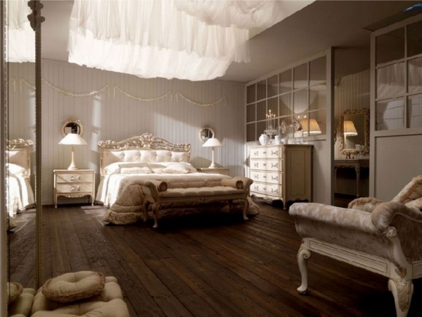 luxury bedroom design ideas beige wooden flooring