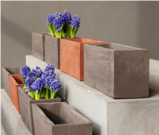 modern flower pots balcony ideas