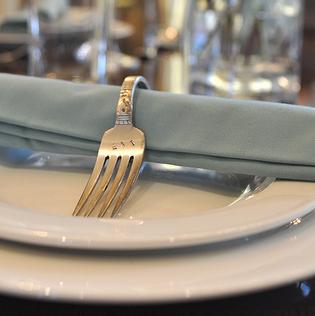 old cutlery upcycling napking ring