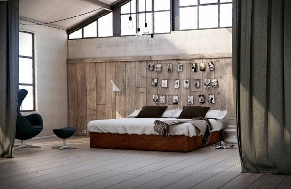 rustic-bedroom-design-ideas-warm-colors-and-natural-wood-wall-decoration