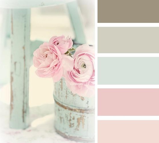 shabby chic color palette furniture