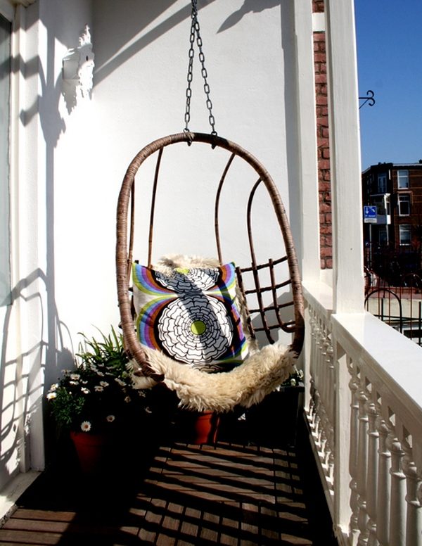 small balcony hanging chair cushion