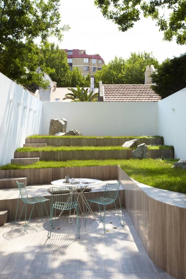 small garden design terrace