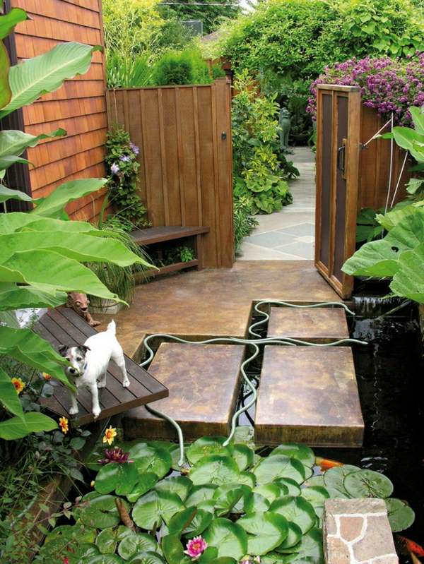 water-lily-garden-house-entrance-wooden-door-stone-path