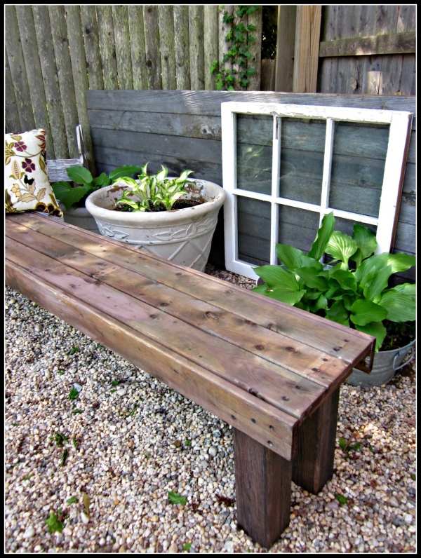  ideas DIY garden bench