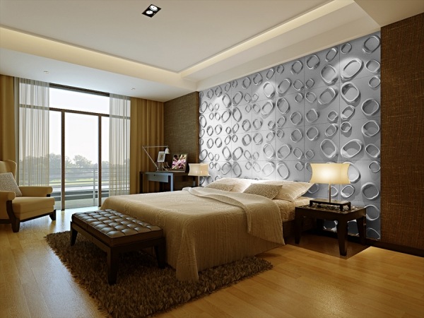 3d wall panels bedroom decorating ideas