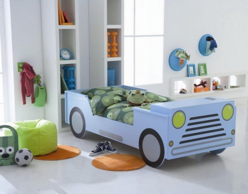 Childrens Designer Bed Ideas Car Frog