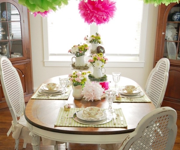 Crafts-ideas-spring-dining-room-decoration