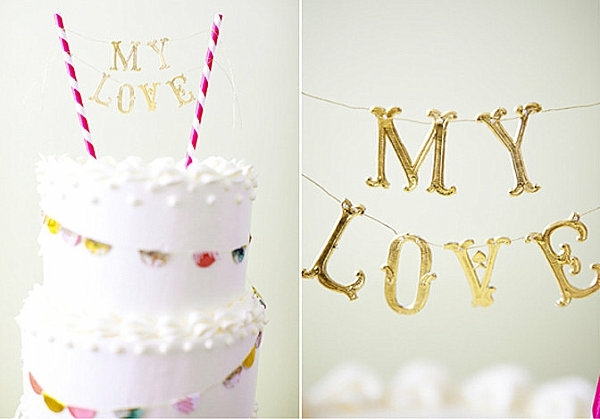 DIY Wedding cake decoration
