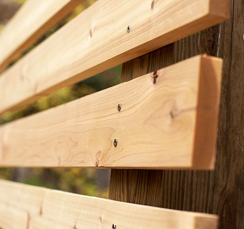 DIY Wooden fence