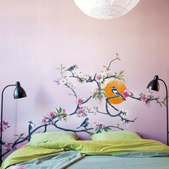 Feng Shui Bedroom wall sticker birds