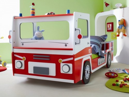 Fire department kids furniture design