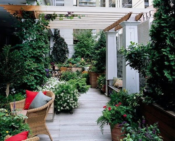 balcony garden design tips and ideas rattan furniture